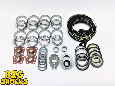 2.5 Ton Steer And Rear Full Rebuild Kit Zipper Boots