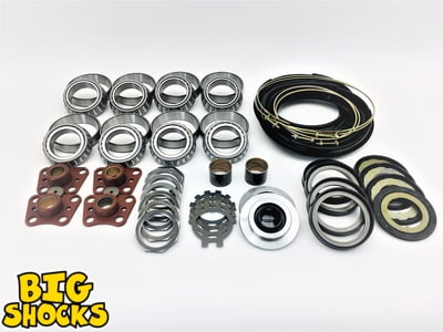 2.5 Ton Steer And Rear Full Rebuild Kit Black Boot