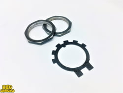 2.5 Ton Spindle Nut/Lock Tab Single Hub Kit