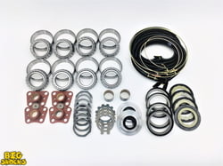 2.5 Ton Steer And Rear Full Rebuild Kit Zipper Boots