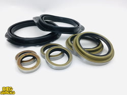 5 Ton Front Axle Boot Seal Kit Black