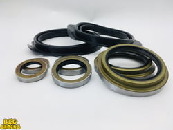 5 Ton Front Axle Boot Seal Kit Black