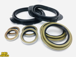 5 Ton Front Axle Boot Seal Kit Black