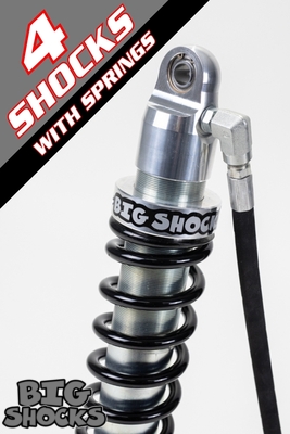 2.25" S-Series - 10" Travel (4) Shock & Spring Packages