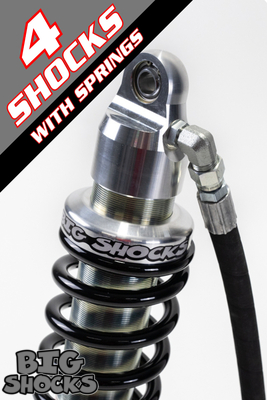 2.50" S-Series - 10" Travel (4) Shock & Spring Packages