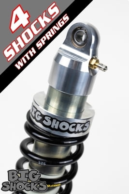 2.50" S-Emulsion - 10" Travel (4) Shock & Spring Packages