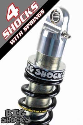 2.25" S-Emulsion - 10" Travel (4) Shock & Spring Packages