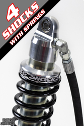 2.50" S-Series - 10" Travel (4) Shock & Spring Packages