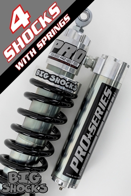 3.0" STEEL PRO Series - 14" Travel (4) Shock & Spring Packages