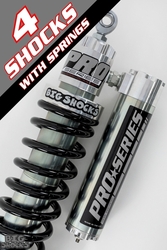 3.0" STEEL PRO Series - 14" Travel (4) Shock & Spring Packages