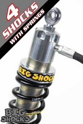 2.25" Bonzi - 16" Travel (4) Shock & Spring Packages