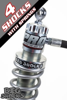 3.0" STEEL PRO Series - 16" Travel (4) Shock & Spring Packages