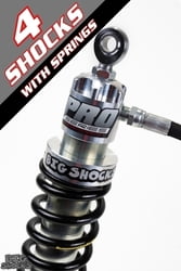 2.50" PRO Series - 16" Travel (4) Shock & Spring Packages