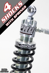 2.50" PRO Series - 16" Travel (4) Shock & Spring Packages