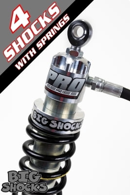 2.50" PRO Series - 18" Travel (4) Shock & Spring Packages