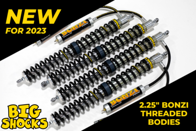 2.25" Bonzi - 8" Travel (4) Shock & Spring Packages