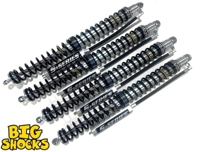 2.50" S-Series - 8" Travel (4) Shock & Spring Packages