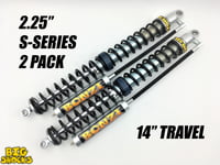 2.25" S-Series - 14" Travel (2) Shock & Spring Packages