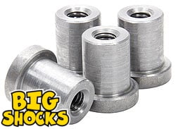Allstar Performance Weld-On Nut 3/8"-16 x 7/8" UHL - 4 Pack