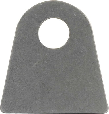 Chassis Tab, Flat, 1/2" Mounting Hole, 3/16" Thick, 4pk