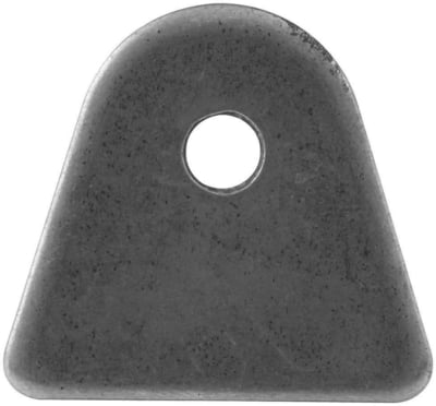 BSALL60012 Chassis Tab, Flat, 1/4" Mounting Hole, 1/8" Thick, 4pk