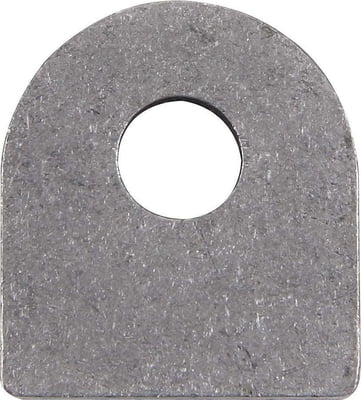 Chassis Tab, Flat, 3/8" Mounting Hole, 0.100" Thick, 4pk