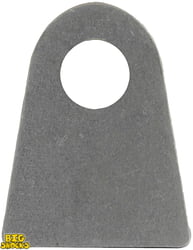 Chassis Tab, Flat, 5/8" Mounting Hole, 1/8" Thick, 4pk