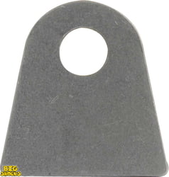 Chassis Tab, Flat, 1/2" Mounting Hole, 3/16" Thick, 4pk