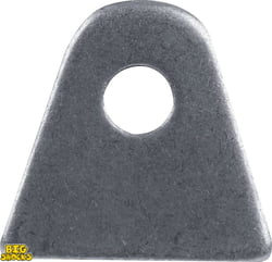 Chassis Tab, Flat, 3/8" Mounting Hole, 1/8" Thick, 4pk