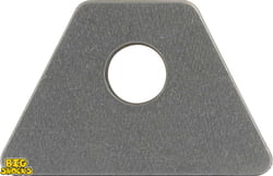 Chassis Tab, Seat Tab, Flat, 1/2" Mounting Hole, 3/16" Thick, 4pk