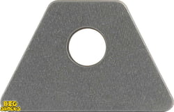 Chassis Tab, Seat Tab, Flat, 1/2" Mounting Hole, 1/4" Thick, 4pk