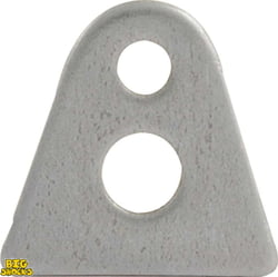 Chassis Tab, Window Frame Tab, Flat, 3/16" Mounting Hole, 1/16" Thick, 10pk