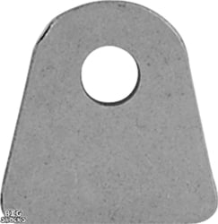 BSALL60021 Chassis Tab, Window Frame Tab, Flat, 3/16" Mounting Hole, 1/16" Thick, 10pk