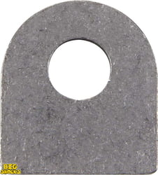 Chassis Tab, Flat, 7/16" Mounting Hole, 0.100" Thick, 4pk