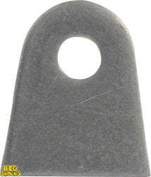 Chassis Tab, Flat, 3/8" Mounting Hole, 1/4" Thick, 4pk