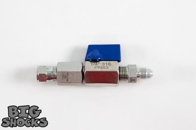 Nitrogen Fill Inline Shutoff Valve