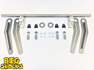 Big Shocks 16" Arm. 1.75" Sway Bar Kit.