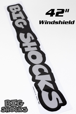 Big Shocks 42" Windshield Gray