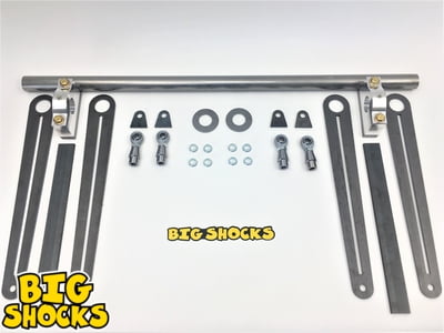 Big Shocks 20" Arm. 1.75" Sway Bar Kit.