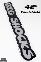 Big Shocks 42" Windshield Gray