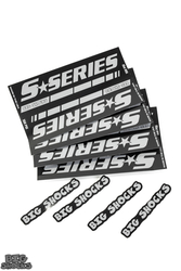 Big Shocks S-Series Gray Decals