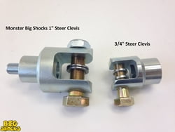 1" x 1.25" Steering Clevis kit