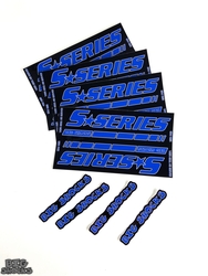 Big Shocks S-Series Blue Decals