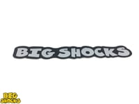 Big Shocks Decals Silver