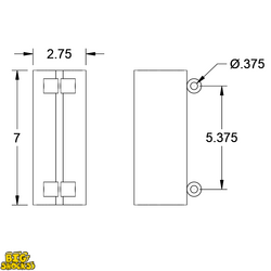 2.5" Bump Stop Mounting Can