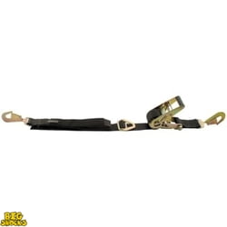Twist Hook With Axle Strap Ratcheting Tie Down Straps